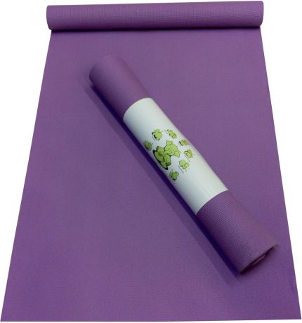Коврик для йоги RamaYoga Puna, цвет: фиолетовый, 175 х 60 см