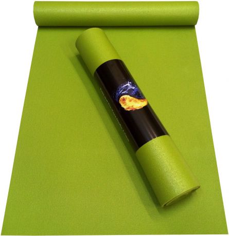 Коврик для йоги детский Ako-Yoga Yin-Yang Studio, цвет: зеленый, 150 х 60 х 0,3 см