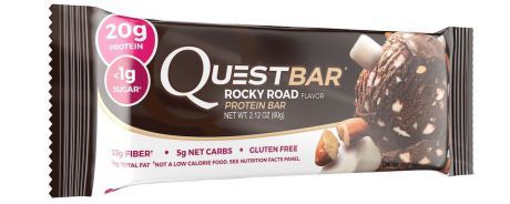 Батончик протеиновый Quest Nutrition "QuestBar", зефир, миндаль, шоколад, 60 г