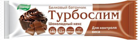 Батончик белковый "Турбослим", шоколадный кекс, 50 г