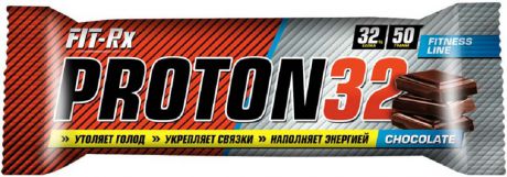 Протеиновый батончик Fit-Rx Proton 32, шоколад, 50 г