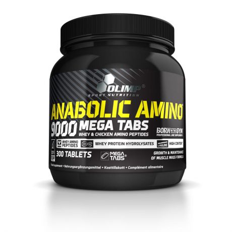 Аминокислотный комплекс Olimp Sport Nutrition "Anabolic Amino 9000 Mega Tabs", 300 таблеток