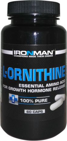 Аминокислота Ironman "L-Орнитин", 60 капсул