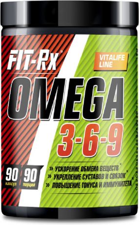 Комплекс аминокислот FIT-Rx "Omega 3-6-9", 90 капсул
