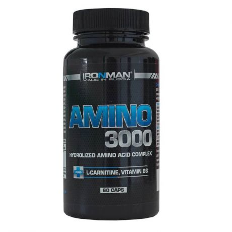 Аминокислотный комплекс Ironman "Амино 3000", 60 капсул