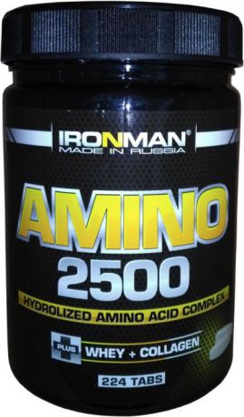 Аминокислотный комплекс Ironman "Амино 2500", 224 таблеток