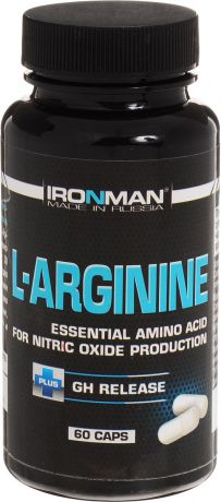 Ironman L-Аргинин, 60 капсул