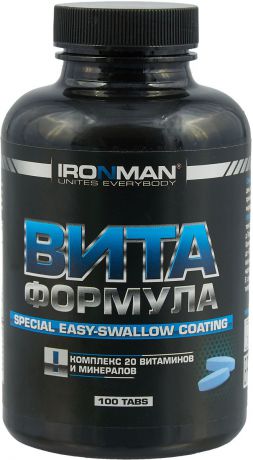 Витаминно-минеральный комплекс Ironman "Vita Formula", 100 таблеток