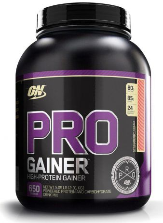 Гейнер Optimum Nutrition "Pro Gainer", клубника, 2,22 кг