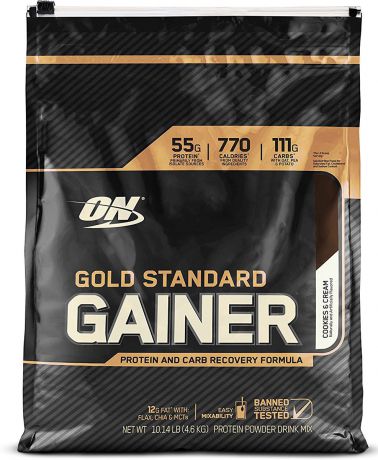Гейнер Optimum Nutrition "Gold Standard Gainer", печенье, 4,6 кг
