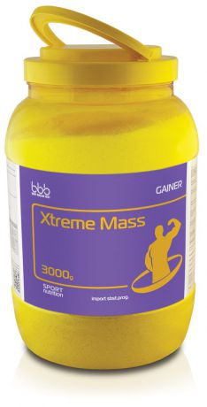 Гейнер bbb "Xtreme Mass Gainer", клубника, 3 кг