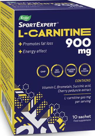 Сжигатель жира Спорт Эксперт "L-карнитин", 10 саше, 900 мг