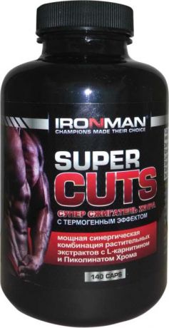 Жиросжигатель Ironman Super Cuts, 140 капсул