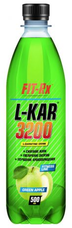 Карнитин FIT-RX "L-Kar 3200", зеленое яблоко, 500 мл