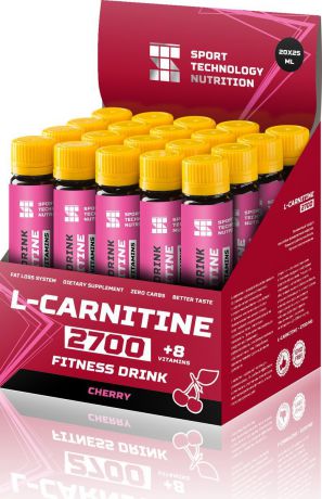 L-карнитин Sport Technology Nutrition "2700", вишня, 20 шт х 25 мл