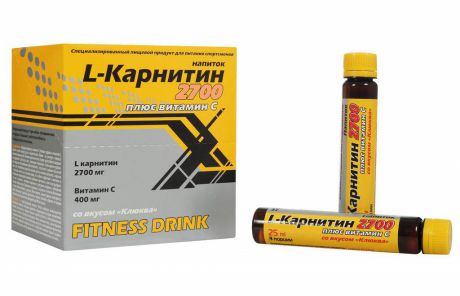 L-карнитин Sport Technology Nutrition "2700", клюква, 20 шт х 25 мл