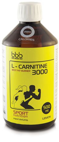 Карнитин bbb "L-Carnitine 3000", лимон, 500 мл