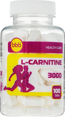 Карнитин bbb "L-Carnitine 3000 Tabs", 100 таблеток