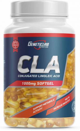Комплекс жиров и аминокислот Geneticlab Nutrition "CLA", 60 капсул