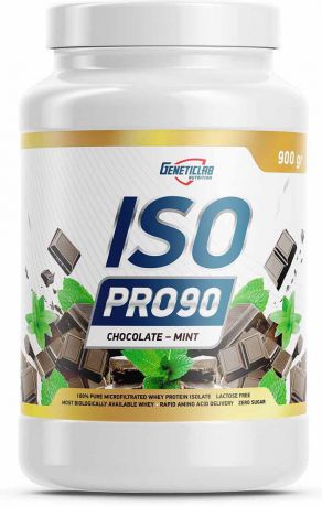 Изолят Geneticlab Nutrition "Iso Pro 90", шоколад и мята, 900 г