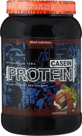 Протеин cывороточный aTech Nutrition "Casein Protein 100%", шоколад, 924 г