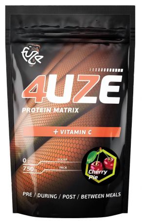 Протеин Fuze "4uze + Vitamin C", вишневый пирог, 750 г