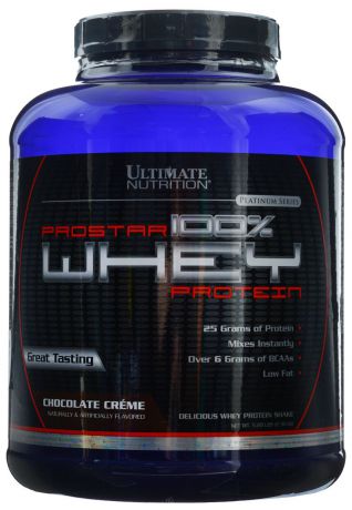 Протеин сывороточный Ultimate Nutrition "Prostar Whey", шоколад, 2,27 кг