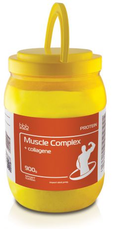 Протеин bbb "Muscle Protein Complex + Collagen", ваниль, 900 г