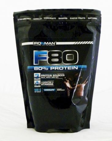 Протеин Ironman "Формула 80", шоколад, 500 г