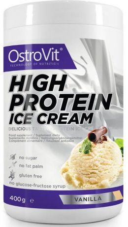 Заменитель питания OstroVit "High Protein Ice Cream", ваниль, 400 г