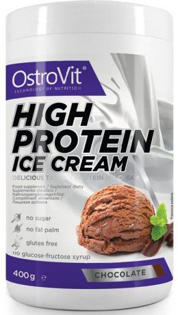 Заменитель питания OstroVit "High Protein Ice Cream", шоколад, 400 г