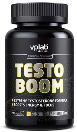 Средство для повышения тестостерона VPLAB Testoboom, 90 капсул