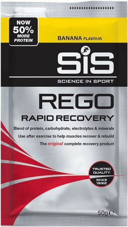 Энергетик восстановительный углеводно-белковый SiS REGO Rapid Recovery, банан, 50 г