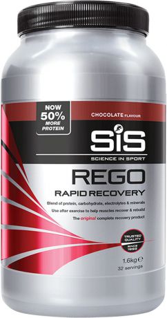 Энергетик восстановительный углеводно-белковый SiS REGO Rapid Recovery, шоколад, 1,6 кг