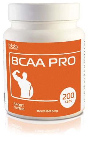 Аминокислоты bbb "BCAA Pro", 200 капсул