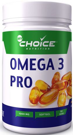 Рыбий жир MyChoice Nutrition "Omega 3 pro", 1000 мг, 90 шт