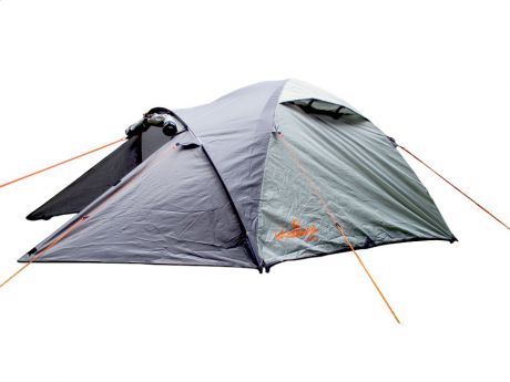 Палатка туристическая WoodLand "TREK 3", цвет: темно-оливковый, серый