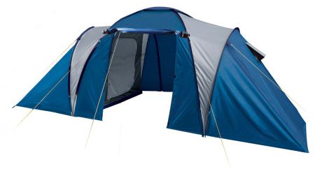 Палатка шестиместная TREK PLANET "Toledo Twin 6" , цвет: синий, серый