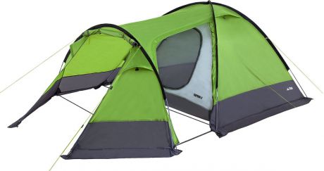 Палатка четырехместная TREK PLANET "Kaprun 4", цвет: зеленый
