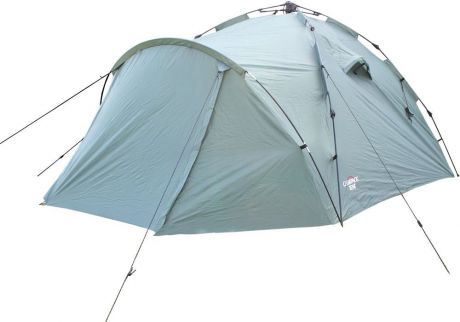 Палатка-автомат туристическая Campack Tent "Alpine Expedition 3", 3-х местная, цвет: зеленый, серый, черный