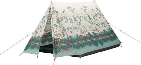 Палатка "Easy Camp", 2-местная, цвет: бежевый, зеленый. 120258