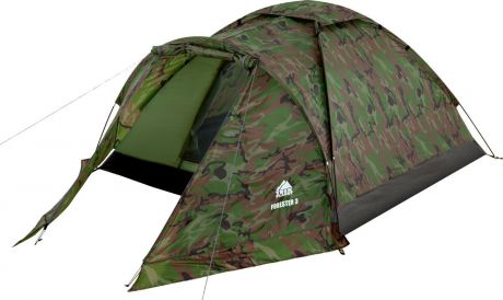 Палатка трехместная TREK PLANET "Forester 3", цвет: камуфляж