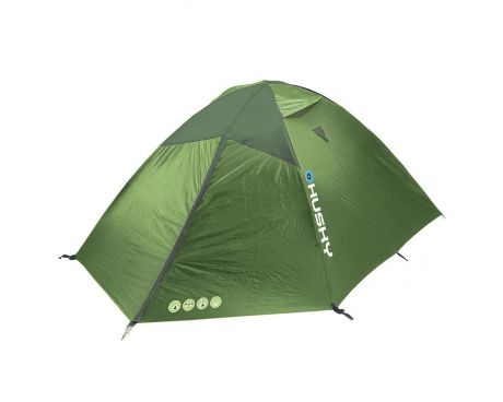 Палатка Husky Baron 3 Light Green, цвет: светло-зеленый