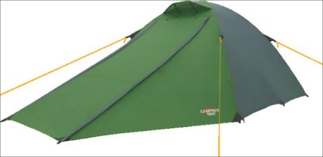 Палатка Campack Tent Forest Explorer 4, цвет: серо-зеленый