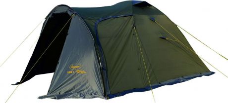 Палатка Canadian Camper "Rino 4", цвет: зеленый, серый