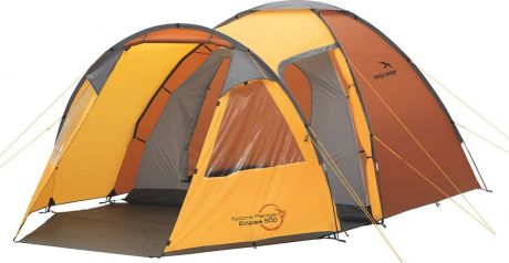 Палатка "Easy Camp", 5-местная, цвет: оранжевый. 120187