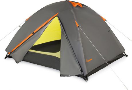 Палатка Larsen "A2 Quest", 2-местная, цвет: серый, оранжевый