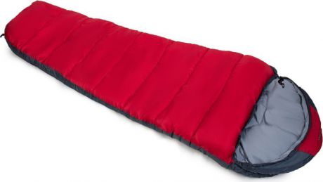 Спальный мешок Larsen "RS 400L", левосторонняя молния, цвет: красный, серый, 230 х 80 х 55 см