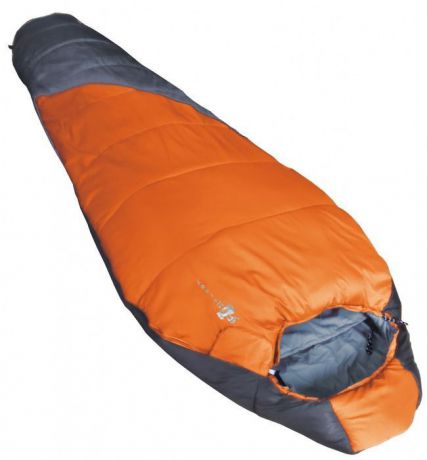 Спальный мешок Tramp "Mersey R", цвет: оранжевый, серый, правосторонняя молния