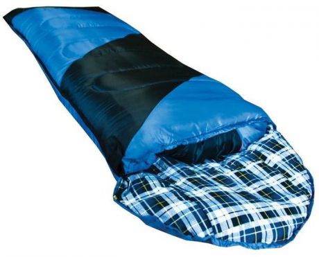 Спальный мешок Tramp "Nightlife L", цвет: индиго, черный, левосторонняя молния